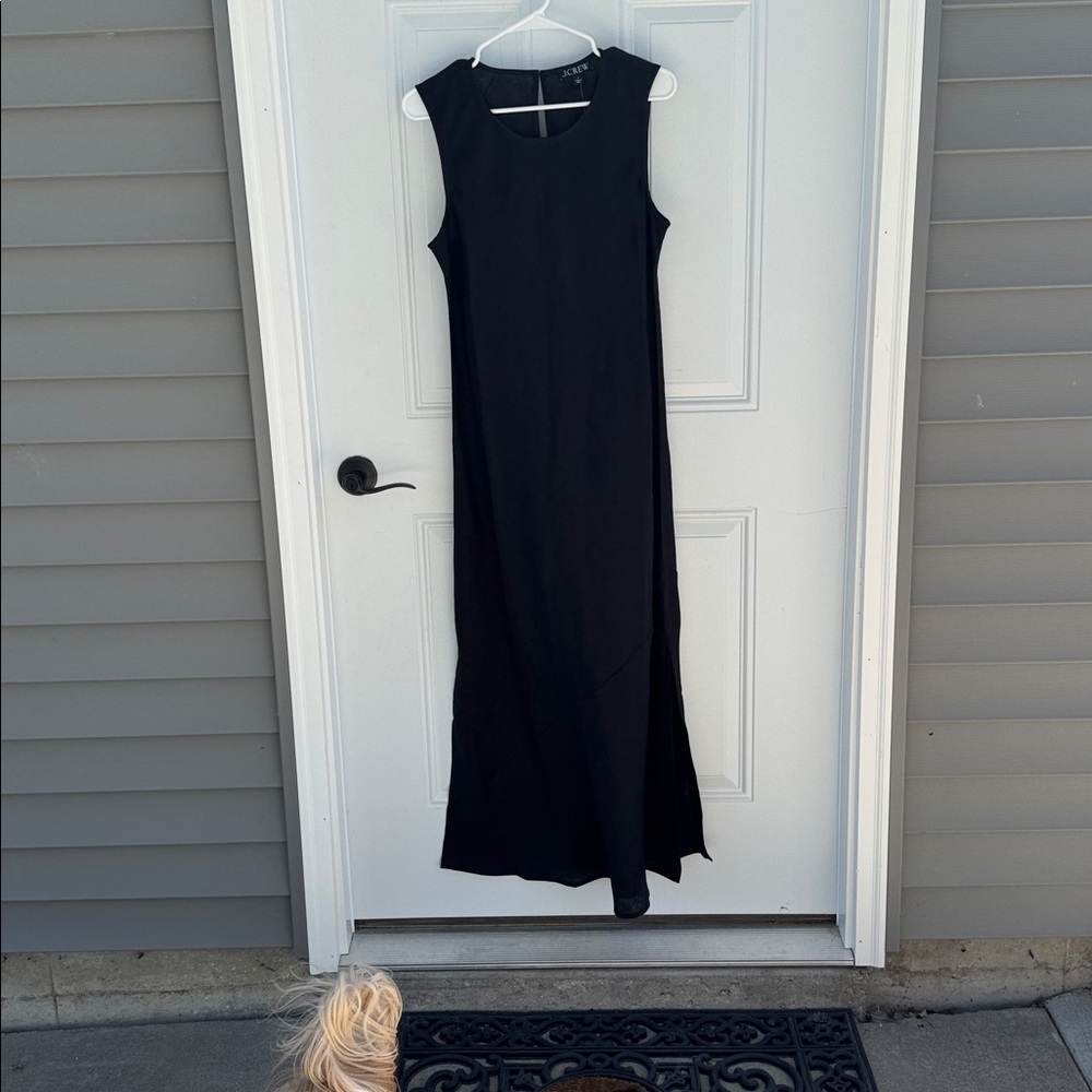 NWT J. Crew‎ Classic Black Sleeveless Dress